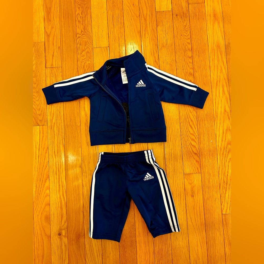 Adidas Baby Navy Blue Tracksuit